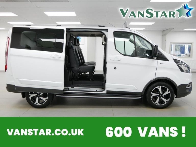2021 TRANSIT CUSTOM 320 2.0 EBL 170 BHP SWB ACTIVE AUTOMATIC CREWCAB ( SAT NAV )