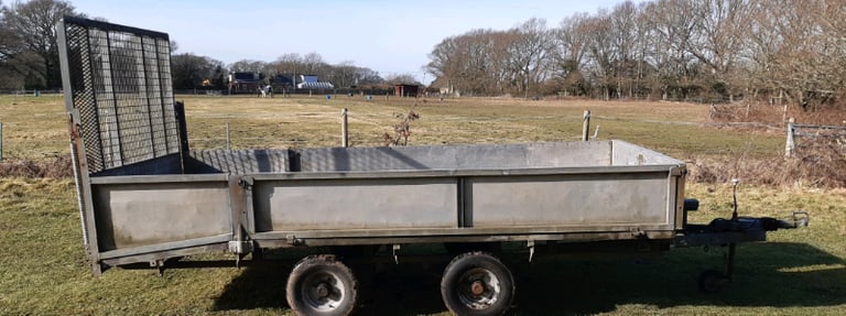Ifor williams beaver tail trailer 12ftX5ft