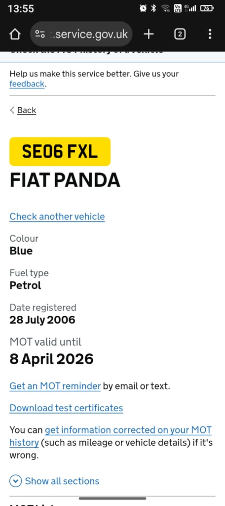 Fiat Panda 1.2 Hatch 