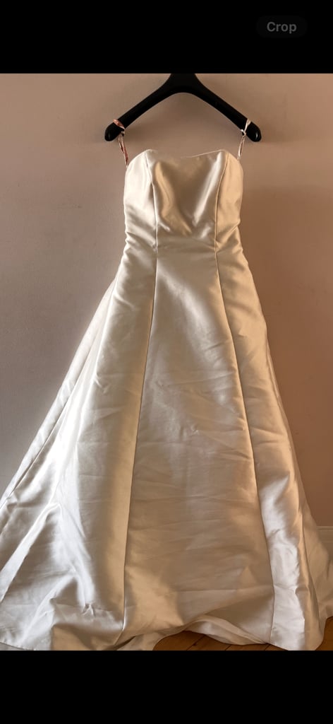 Ivory wedding dress size 10