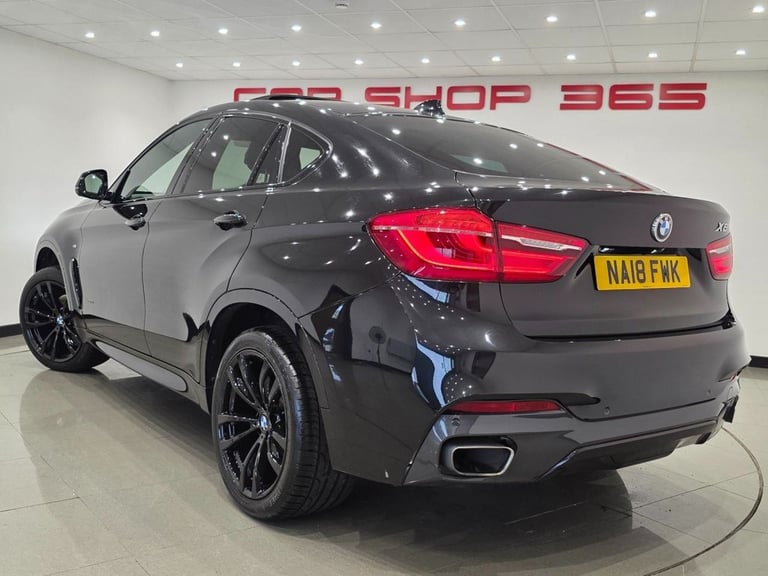 2018 18 BMW X6 3.0 30D M SPORT SUV 5DR DIESEL AUTO XDRIVE EURO 6 (S/S) (258 PS) 