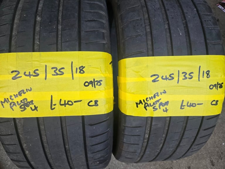 image for 245 / 35 / 18  MICHELIN PILOT SPORT 4 TYRES -  TWO AVAILABLE