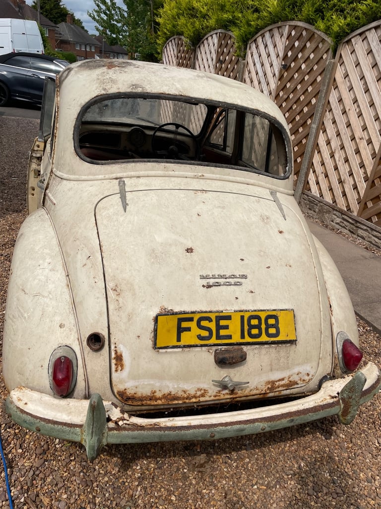 BARN FIND*1962 MORRIS MINOR*RESTORATION PROJECT