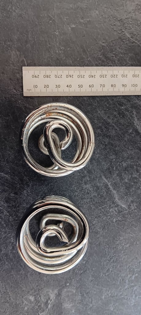 Motorbike Bobber Seat Springs Chrome.