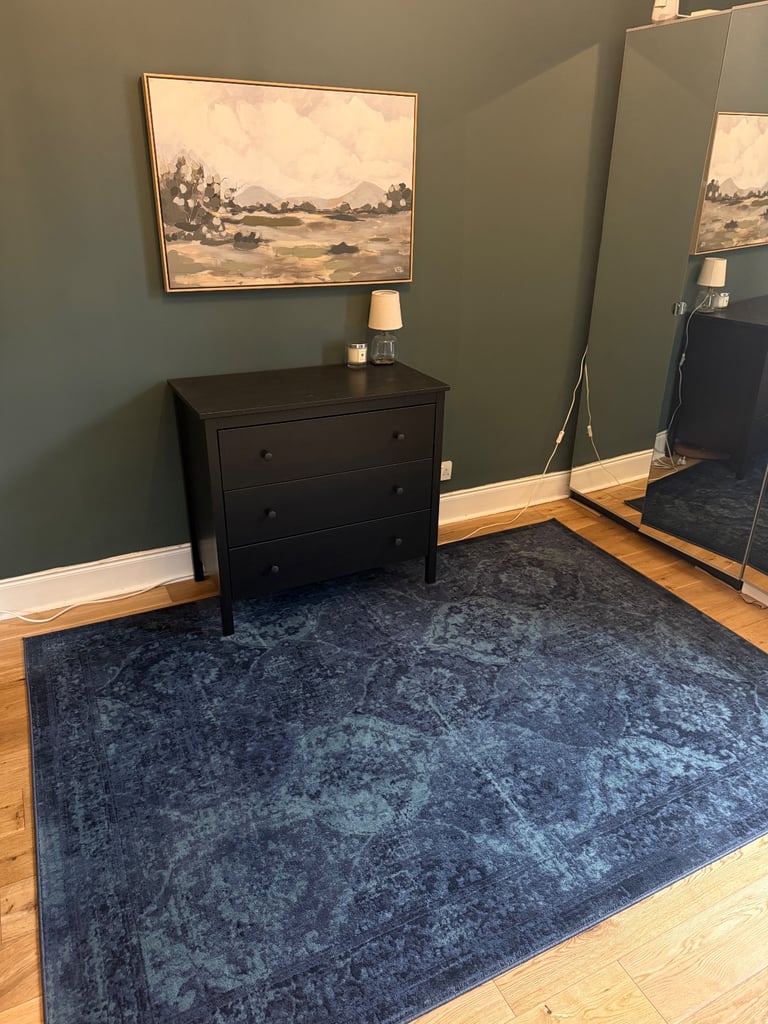Navy Rug Large