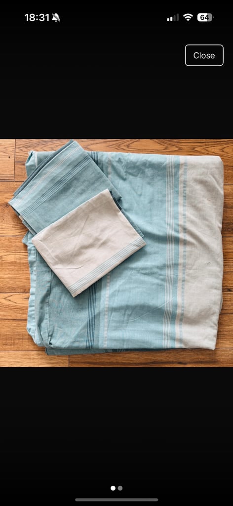 image for Double duvet colour and pillow cases