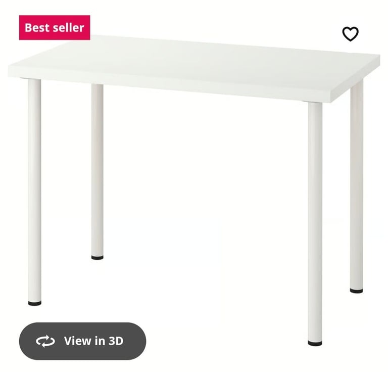 White Desk (ikea)