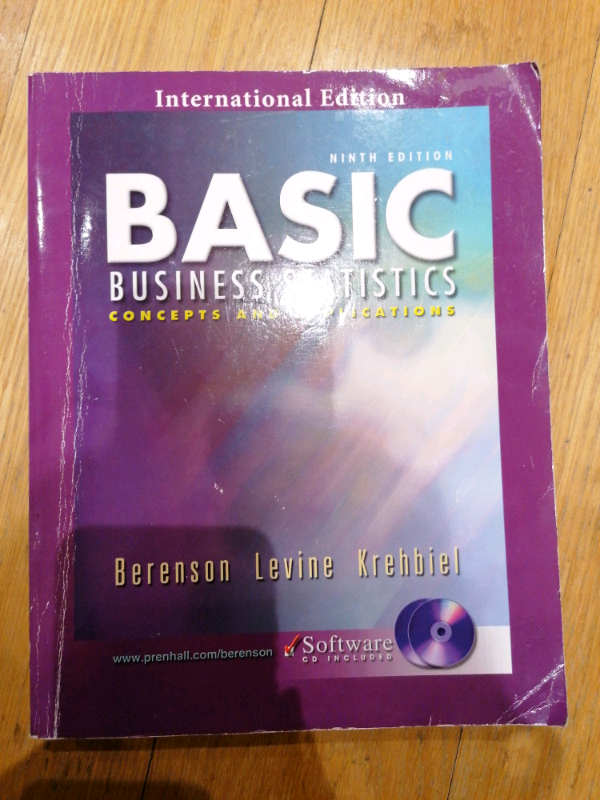Basic Business Statistics Concepts and Applications 