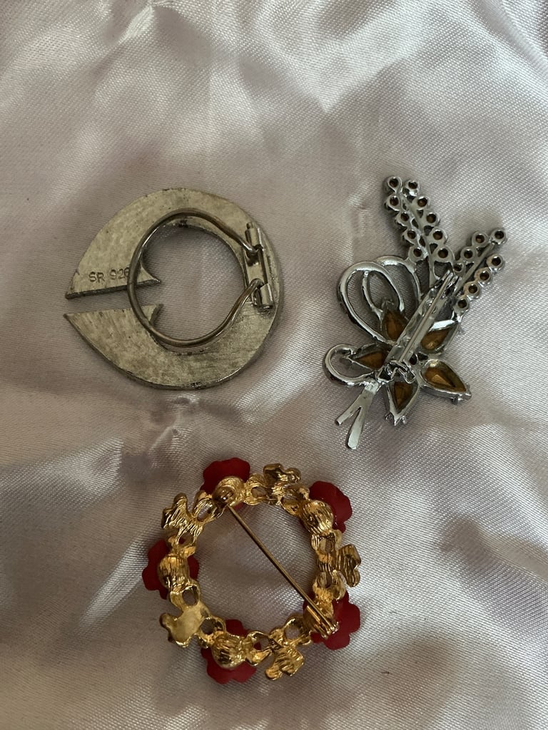 Three lovely brooches