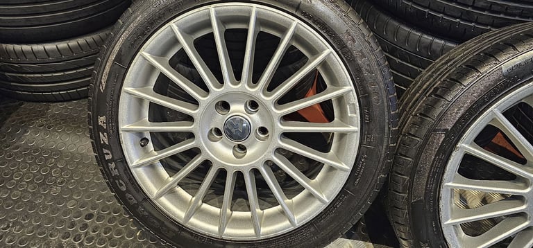 VW 17 alloy wheels + 4 x tyres 225 45 17 RoadCruza All Seasons