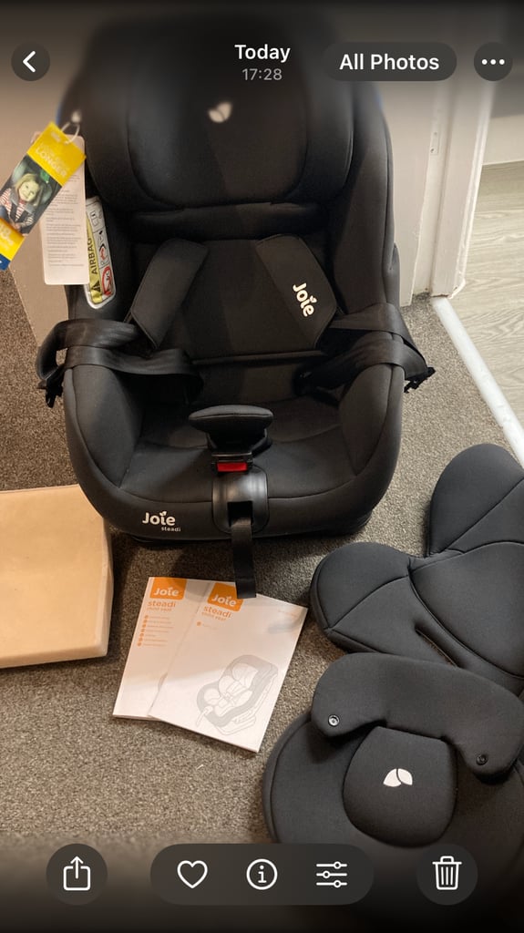 image for Joie Steadi Car Seat front or rear facing,  up to approx 4 years of age. 