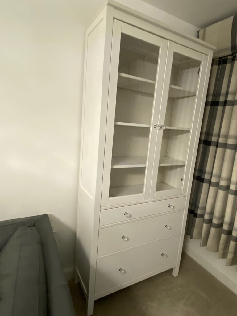 Glass door cabinet  (open to offer)