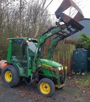 John Deere Compact Tractor with Lewis Loader