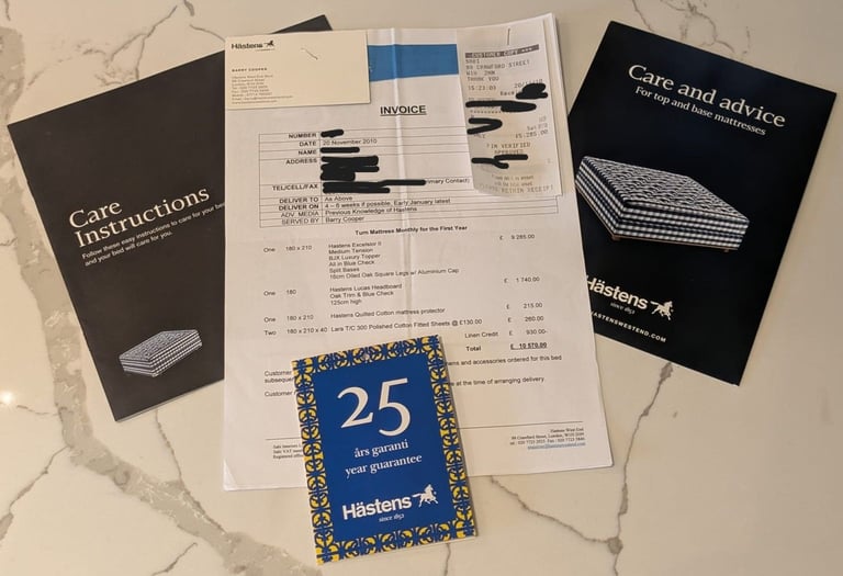 Hästens Excelsior II Super King Bed + Lucas Oak Headboard, 2010 Sweden – £10K RR