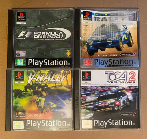 Playstation 1 racing game sale