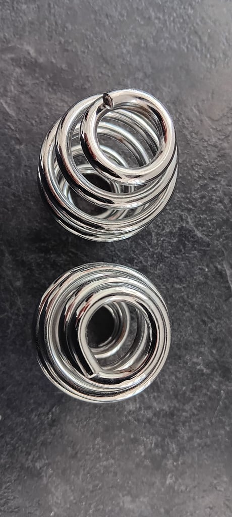 Motorbike Bobber Seat Springs Chrome.
