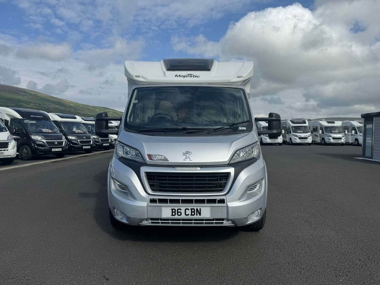 2018 ELDDIS MAJESTIC 285 4 BERTH FIXED BEDS MOTORHOME WITH ONLY 29K MILES ANDERSON MOTORHOME SALES