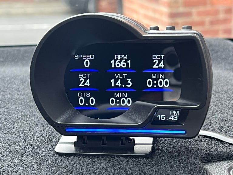 Car OBD and GPS Smart Gauge Display