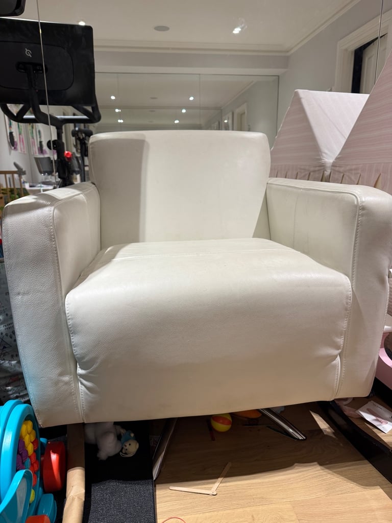 Heal’s leather armchairs x 2