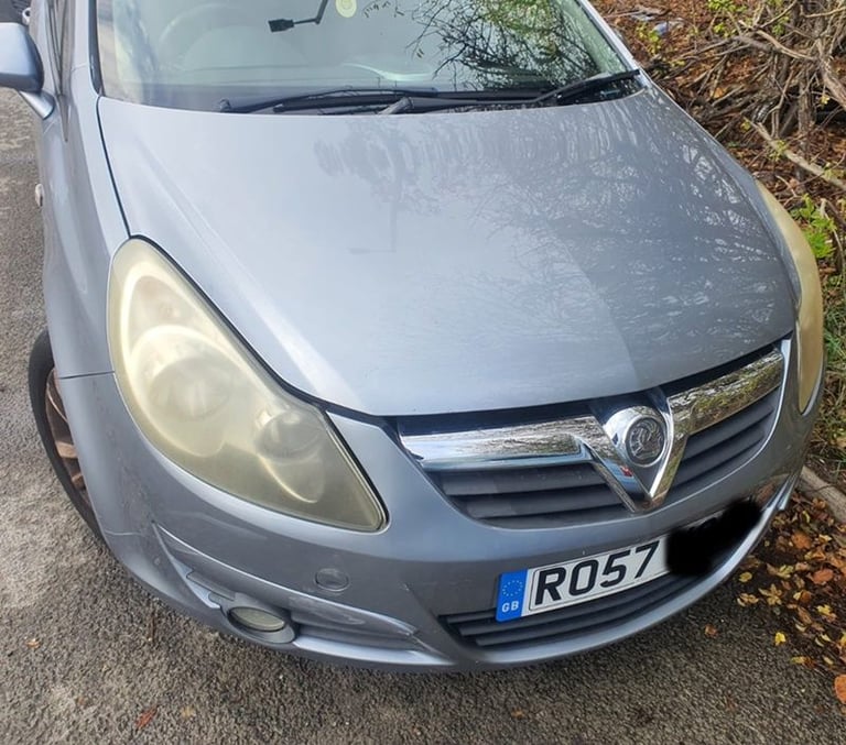Vauxhall Corsa D Bonnet Grey Z163 2007