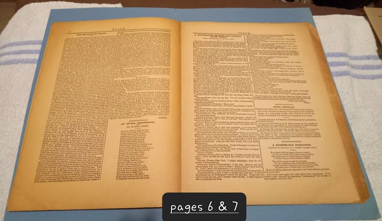 Antique First Edition PUNCH Magazine 
