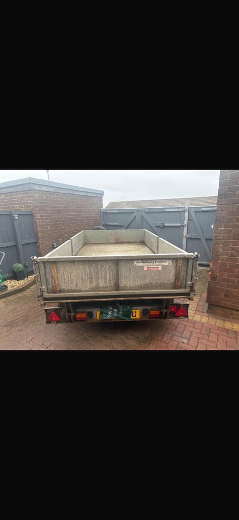 Ifor Williams tipping trailer