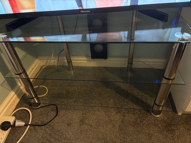 image for Glass TV stand