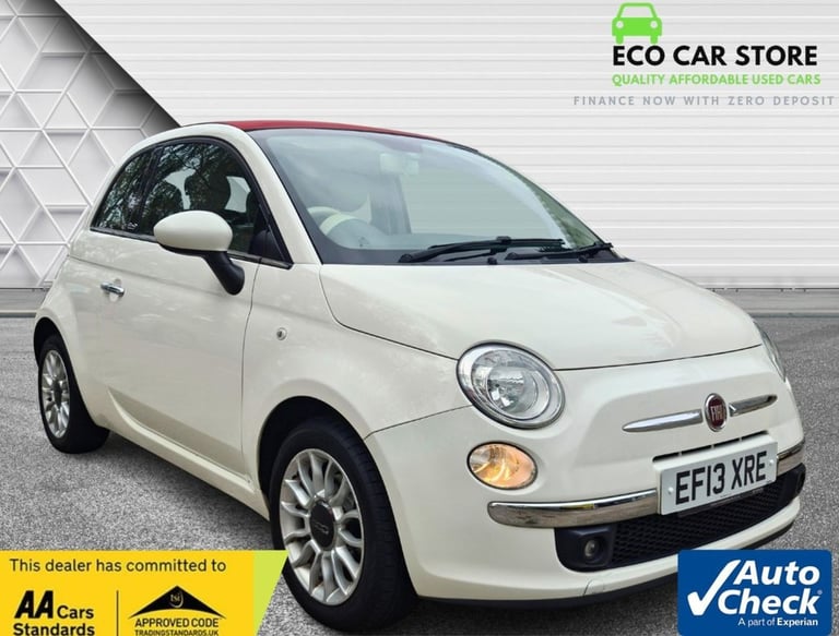 2013 Fiat 500 0.9 TwinAir Lounge 2dr CONVERTIBLE PETROL Manual
