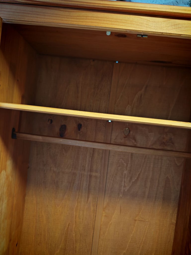 Pine wardrobe 