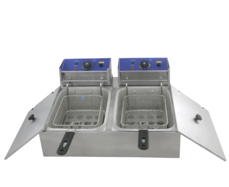 Commercial fryer top quality cafe shop restaurant takeaway 