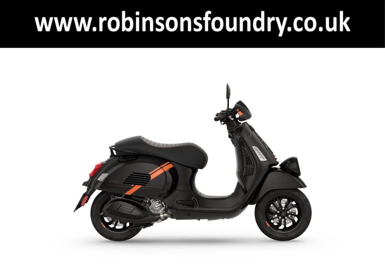 image for New 2025 Piaggio Vespa GTV 300 – Black – Finance & Delivery