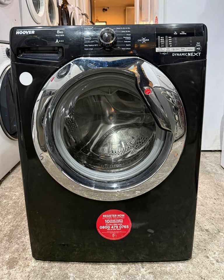 Hoover black Washing Machine With Free Delivery N Warranty 