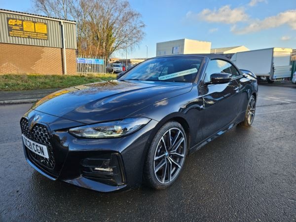2021 21 BMW 4 Series 420i Convertible M Sport Auto Damaged Repairable Salvage
