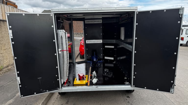 Tickners GT755 2025 Box Trailer with KTM Super Duke 1290 2020