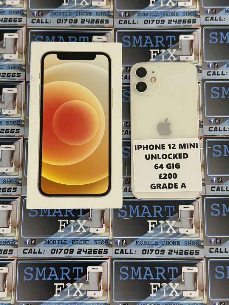image for IPHONE 12 MINI (UNLOCKED) (64 GIG) (WHITE) (WARRANTY)