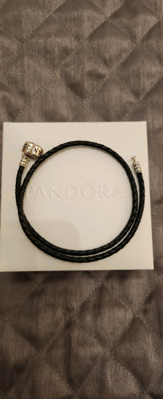 image for Pandora women's leather bracelet 