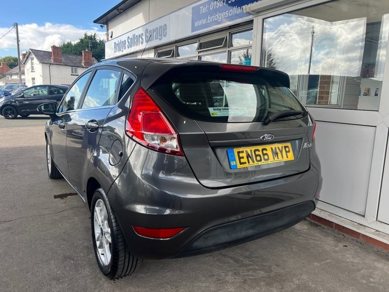 2016 66 FORD FIESTA 1.25 ZETEC HATCHBACK 5DR PETROL MANUAL EURO 6 (82 PS)