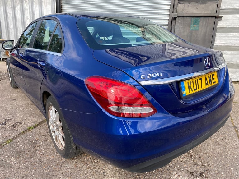2017 17 REG MERCEDES C-CLASS C200 2.0 AUTO SPORTS DAMAGED REPAIRABLE SALVAGE