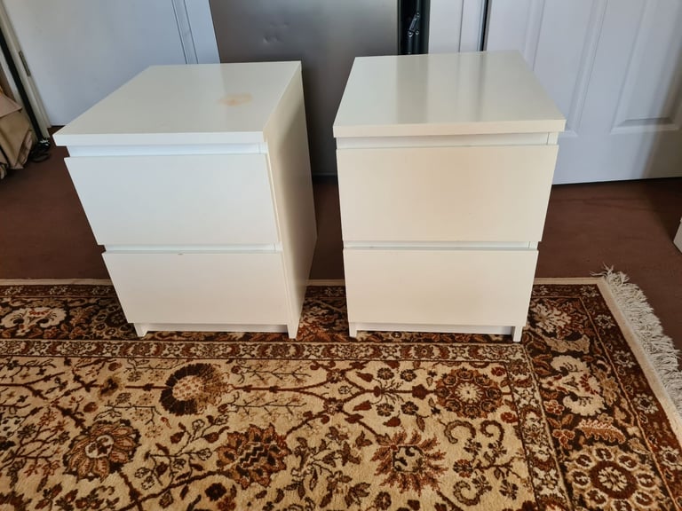 image for 2 Ikea (Ma|m) Bedside drawers - DELIVERY AVAILABLE