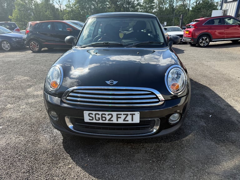 2012 (62) Mini One 1.6 Petrol Black with Black/Grey Interior ,1 Previous Owner