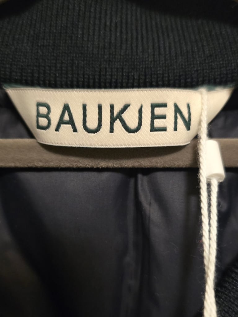 Baukjen Tegan Recycled Bomber Jacket Brand New With Tags 