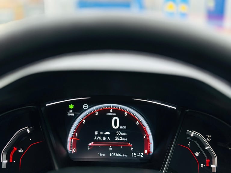 2017 Honda Civic 1.5 VTEC Turbo Sport Plus Euro 6 (s/s) 5dr HATCHBACK Petrol Manual