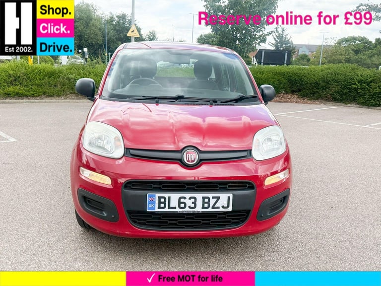 2014 Fiat Panda 1.2 Pop Euro 6 5dr HATCHBACK Petrol Manual