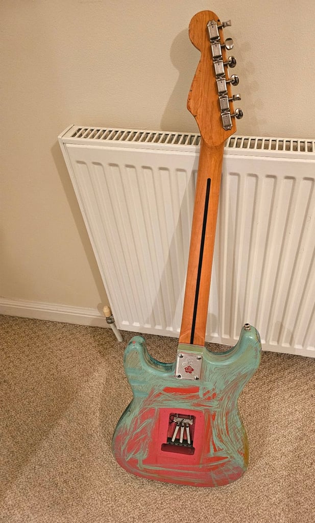 Relic 60s Stratocaster partsocaster (not Fender) style guitar for sale.  