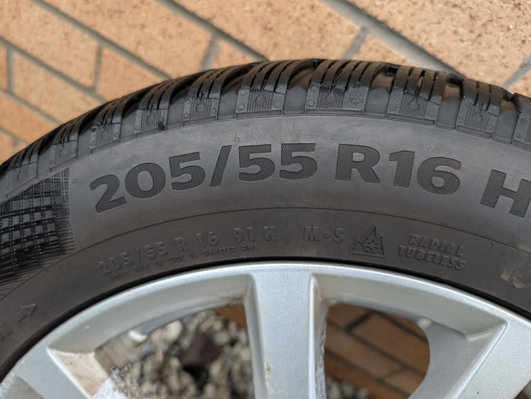 Autec skandic 16 inch alloys continental winter tyres TS850 