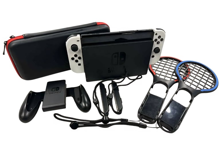image for Nintendo Switch OLED Bundle 64GB White
