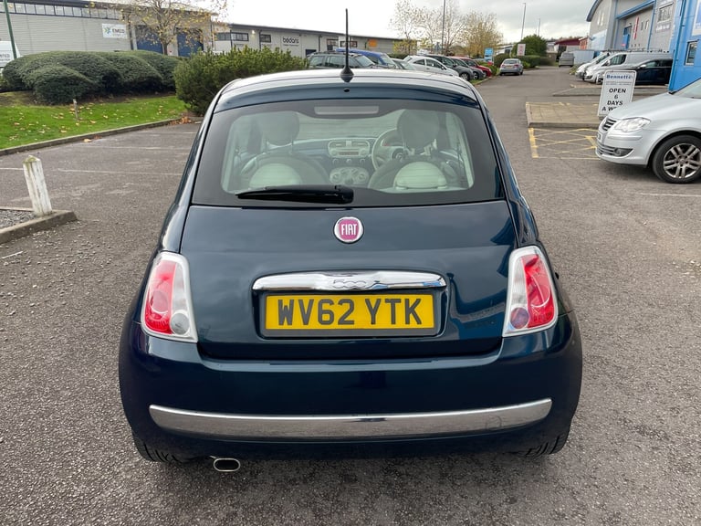 2012 Fiat 500 1.2 Lounge Hatchback 3dr Petrol Manual Euro 4 (69 bhp) Petrol
