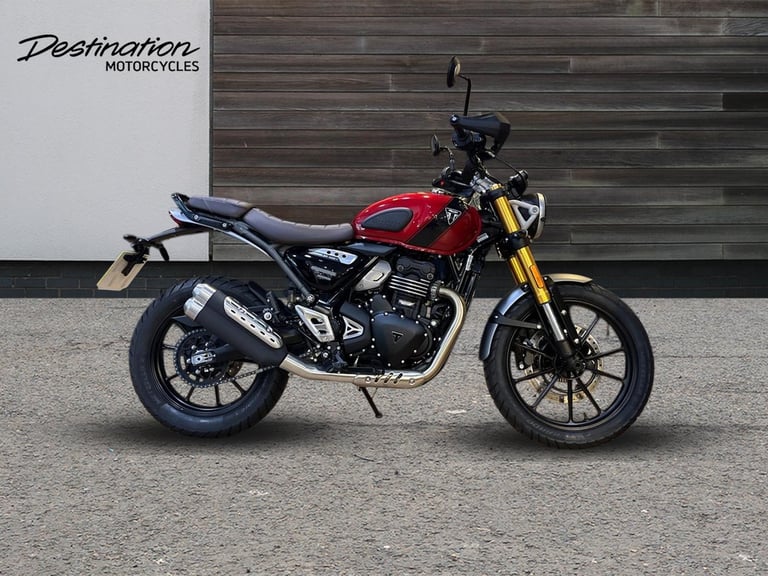 image for 2025 Triumph Scrambler 400 X STANDARD COLOUR Petrol black 6 Speed