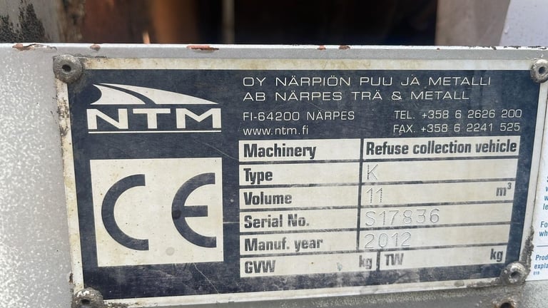 2013 (62) LEYLAND DAF LF55.220 REFUSE TRUCK. 15 TOM. NTM BODY. GOOD CONDITION