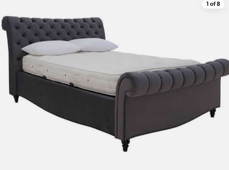 Furniture Village Aurora storage ottoman king size bed